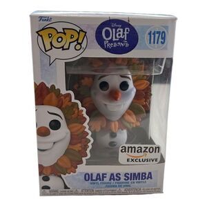 Funko POP! Disney Olaf Presents Olaf as Simba #1179 Amazon Exclusive New in Box
